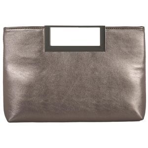 Fashion PU Leather Top Handle Clutch - Evening, Wedding, Prom Purse